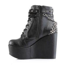 DEMONIA - Poison-101 Platform Wedge Boots size 9